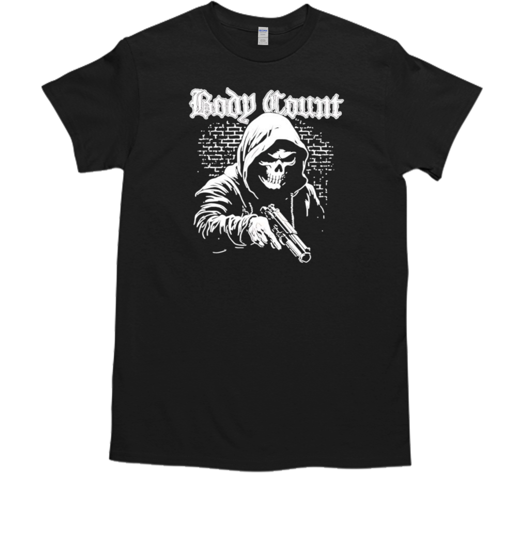 Body Count Hooded Skull Cool Design T-Shirt