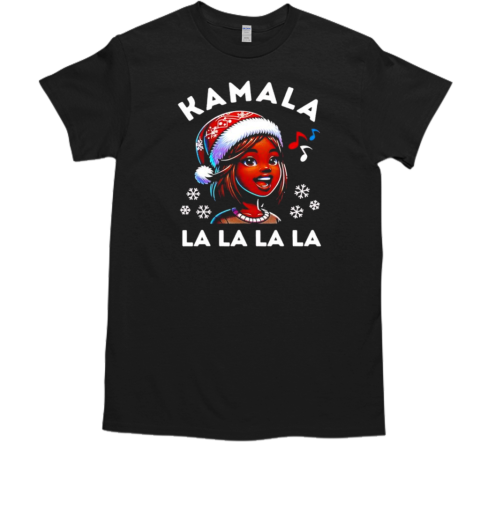 Christmas Comma La La La Family Xmas Kamala Harris 2024 T-Shirt