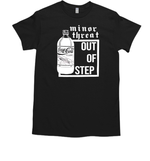 Coca Cola minor threat out of step T-Shirt