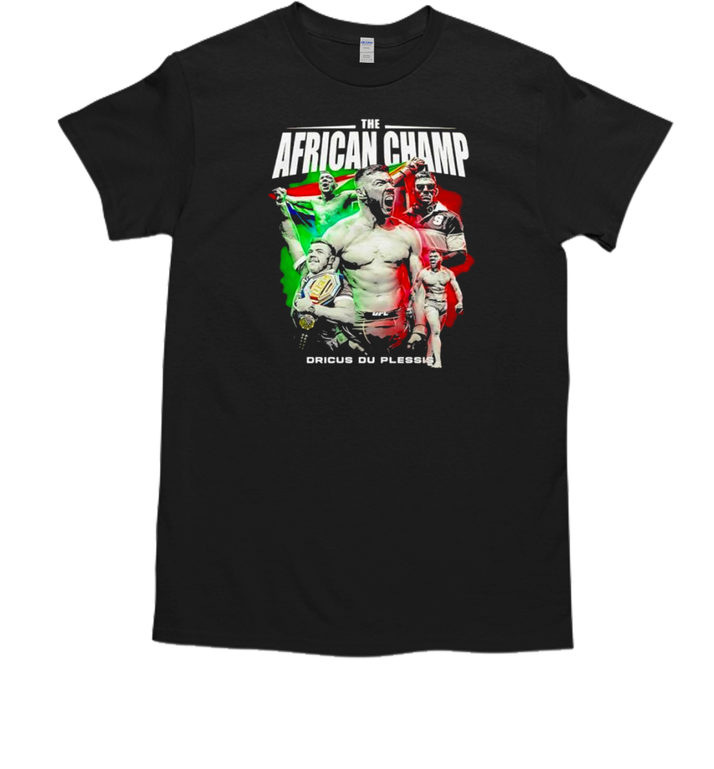 Dricus Du Plessis Fighter UFC African Champion Graphic T-Shirt