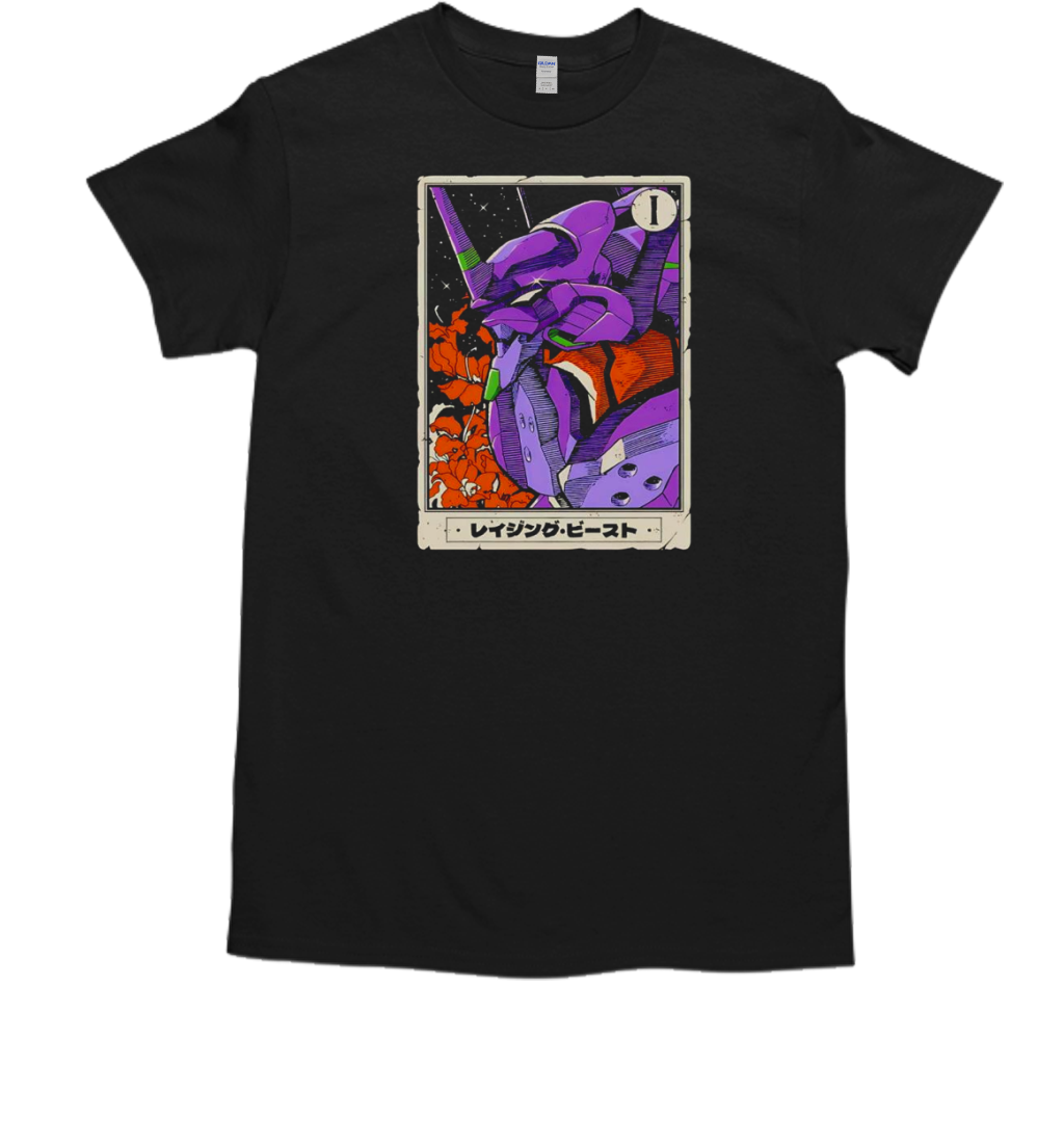 Eva 01 Neon Genesis Evangelion Eva Tarot Card T-Shirt