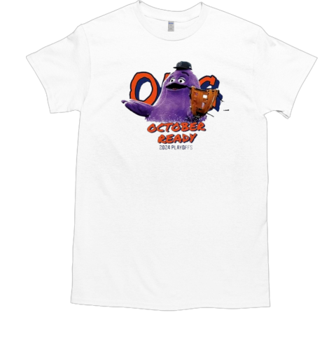 Grimace Omg New York Mets October Ready 2024 Playoffs T-Shirt