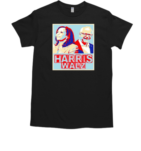 Harris Walz Poster Great Gift Retro T-Shirt