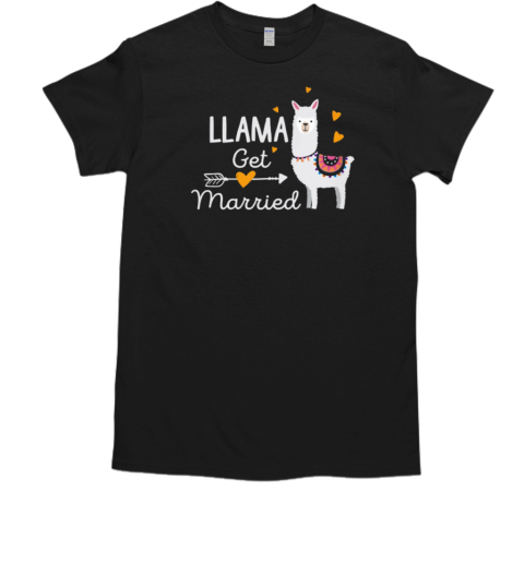 Llama Get Married T-Shirt