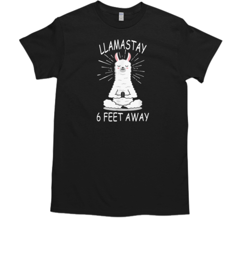 Llamastay 6 Feet Away T-Shirt