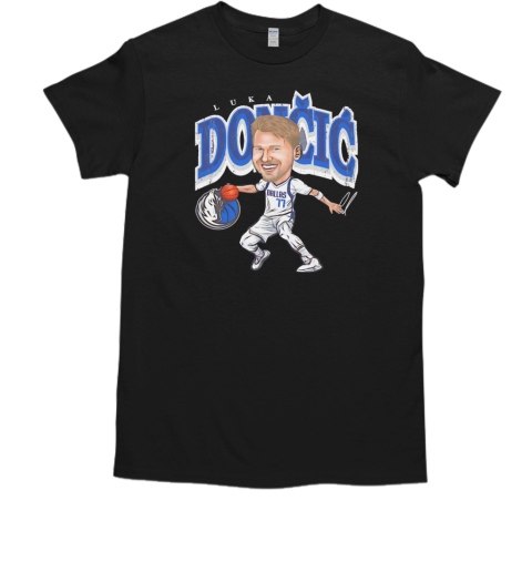 Luka Doncic Dallas Mavericks Basketball Cartoon Vintage T-Shirt