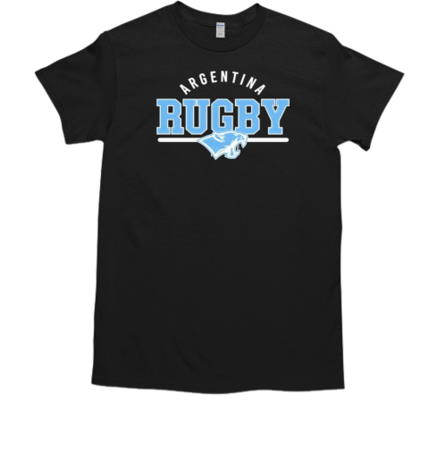 Nations Of Rugby Argentina Wordmark Logo T-Shirt