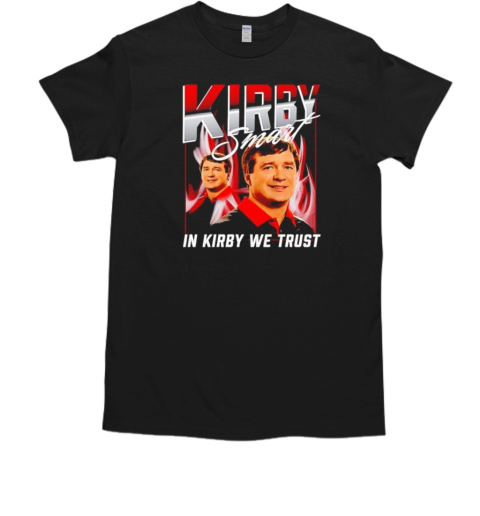 Retro Kirby Smart Georgia Football In Kirby We Trust T-Shirt