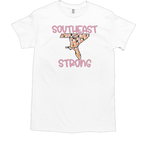 Retro Vintage Southeast Strong Map T-Shirt