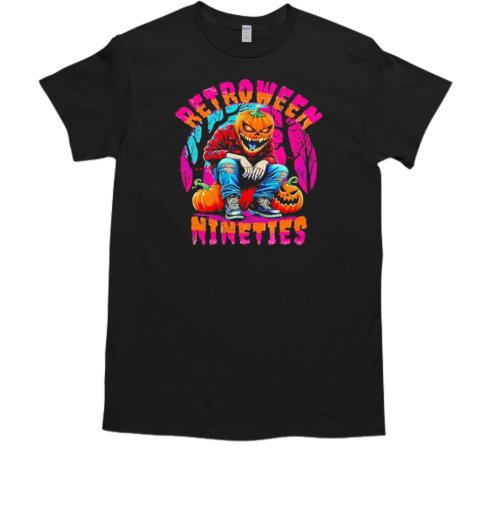 Retroween Nineties Retro Grunge Halloween Design T-Shirt