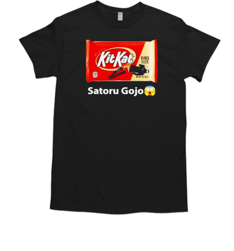 Satoru Gojo Kit Kat King Size Meme T-Shirt