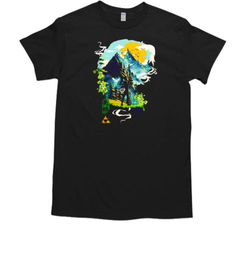 The Legend Of Zelda Courage'S Beacon Retro T-Shirt