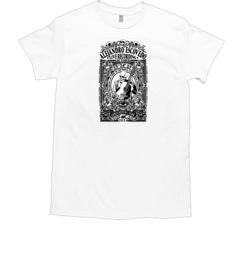 Alejandro Escovedo The Continental Club In Austin TX Oct 23 25 2024 Tour Poster T-Shirt