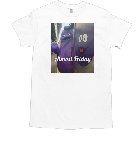 Grimace Subway Almost Friday T-Shirt