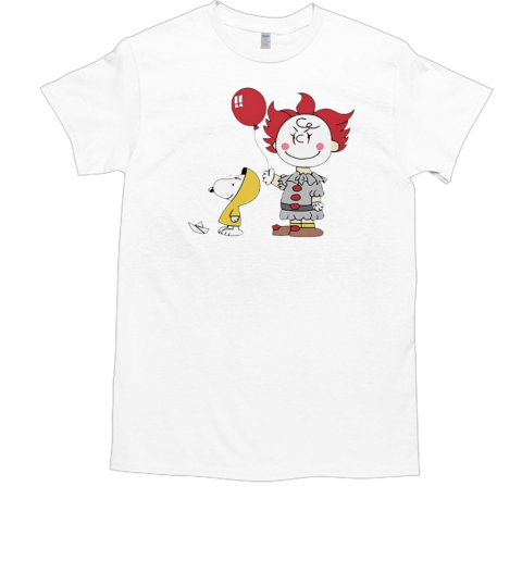 IT Pennywise Charlie Brown And Georgie Snoopy T-Shirt