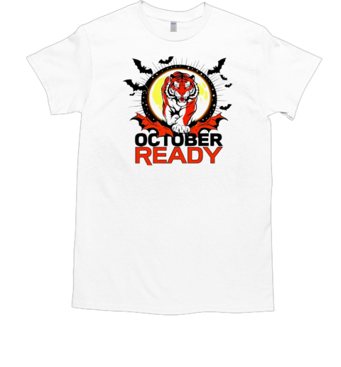 October Ready Tigers Bats T-Shirt