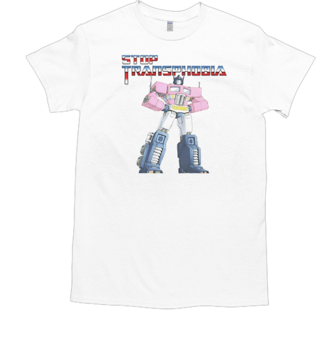 Optimus Stop Transphobia T-Shirt