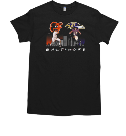 Baltimore Orioles Baseball Baltimore Ravens Football The Friends The Proud Signatures 2024 T-Shirt