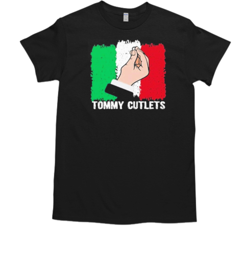 NY Italian Hand Gesture Tommy Cutlets T-Shirt