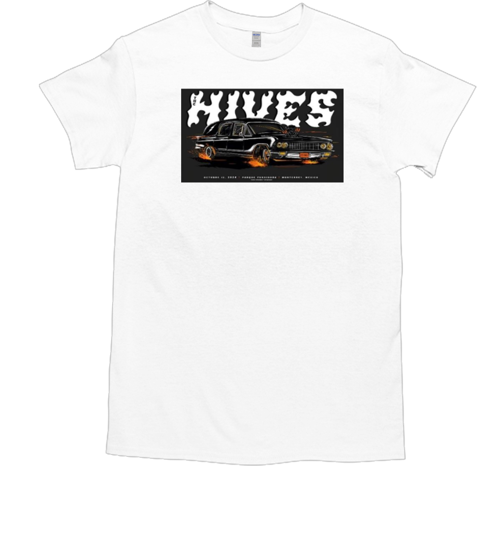 The Hives Parque Fundidora On Oct 12 2024 In Monterrey Mexico Tour T-Shirt