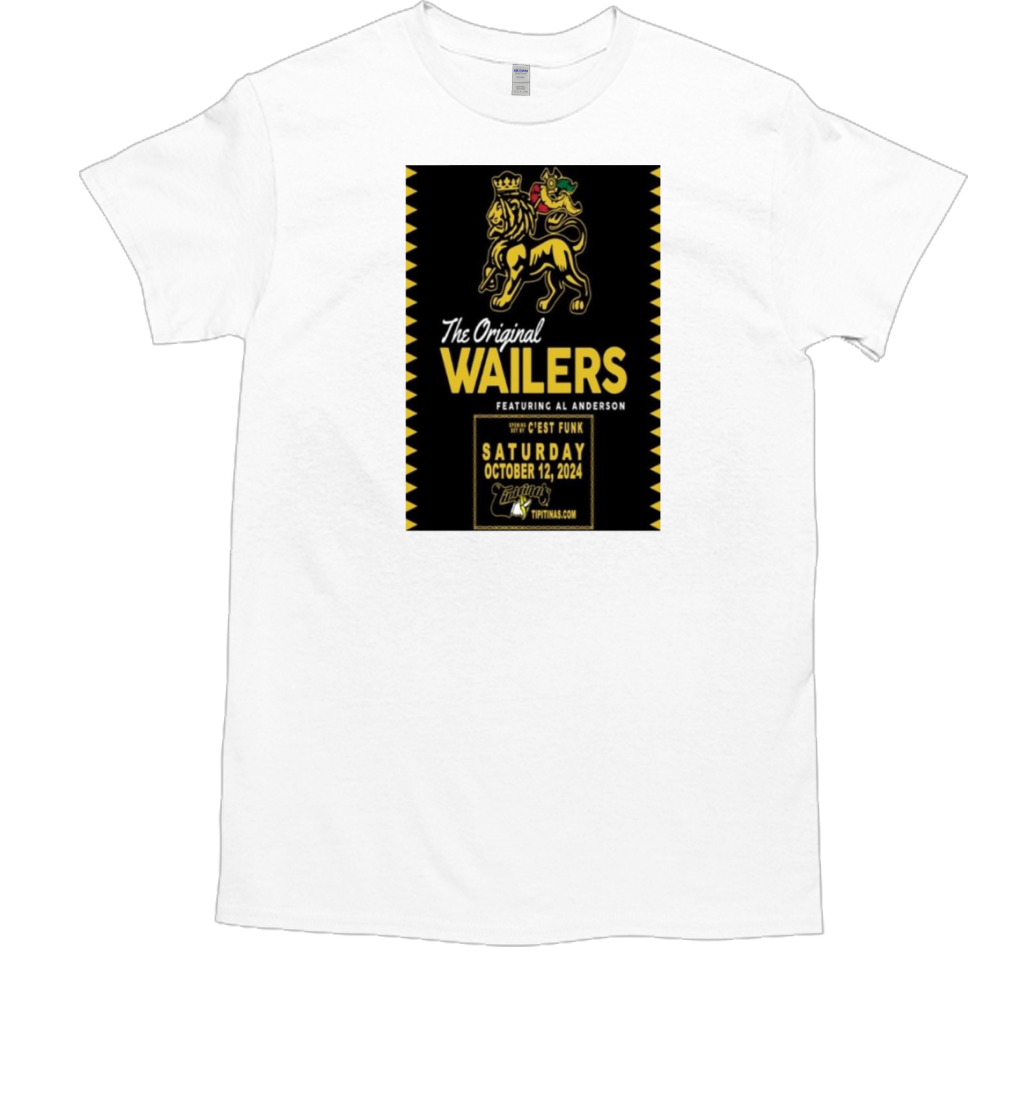 The OG Wailers At Tipitina'S On Oct 12 2024 In New Orleans LA T-Shirt