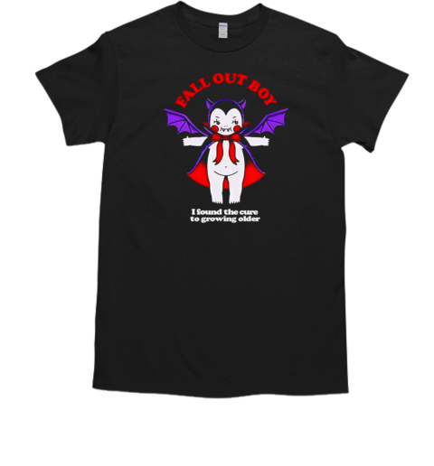 Fall Out Boy I Found The Cure To Growing Older Cartoon T-Shirt Fall Out Boy I Found The Cure To Growing Older Cartoon T-Shirt