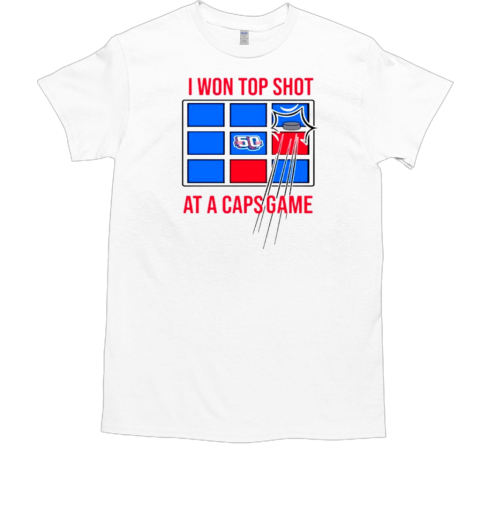 I won top shot at a caps game T-Shirt