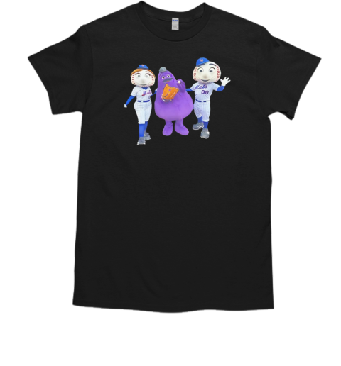 Mrs Met And Grimace T-Shirt