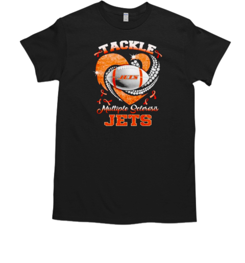 New York Jets tackle multiple sclerosis diamond heart T-Shirt