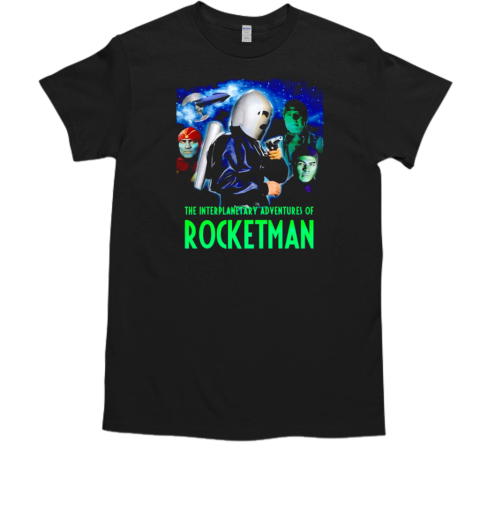 The Interplanetary Adventures Of Rocketman poster painting T-Shirt