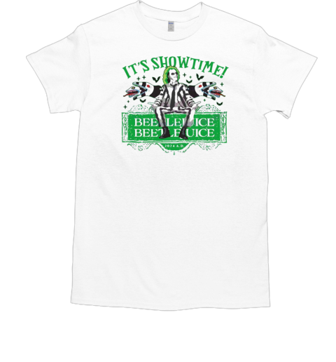 Beetlejuice Beetlejuice it's showtime 2024 Halloween movie T-Shirt Beetlejuice Beetlejuice it's showtime 2024 Halloween movie T-Shirt