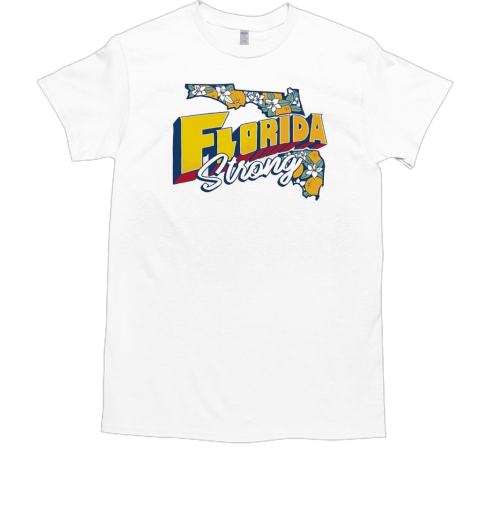 Florida strong state outline orange blossom T-Shirt