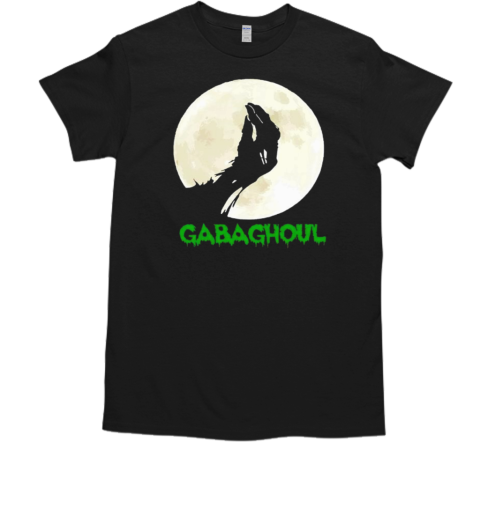 Gabaghoul funny hand moon halloween T-Shirt