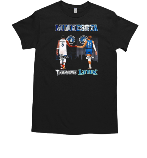 Minnesota Timberwolves Anthony Edwards Minnesota Lynx Napheesa Collier T-Shirt