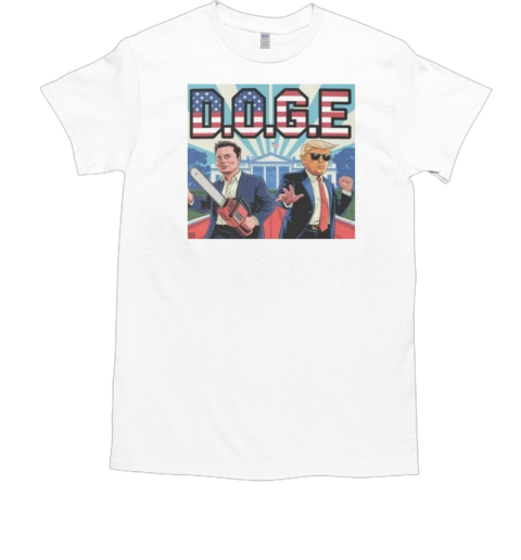 Musk x Trump Doge Department of Government Efficiency T-Shirt