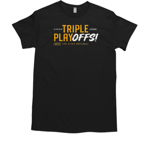 San Diego Padres Triple Playoffs 2024 T-Shirt