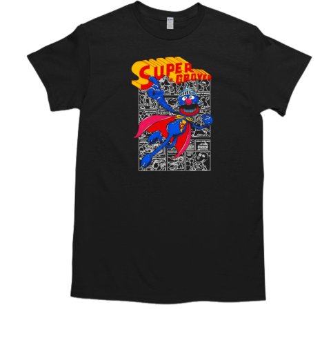 Sesame Street Super Grover comic book T-Shirt