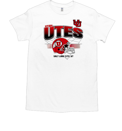 Utah Utes football helmet grid vintage T-Shirt