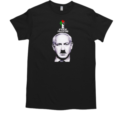 Free Palestine Gaza End The Occupation Genocide Hitler Support Humour T-Shirt