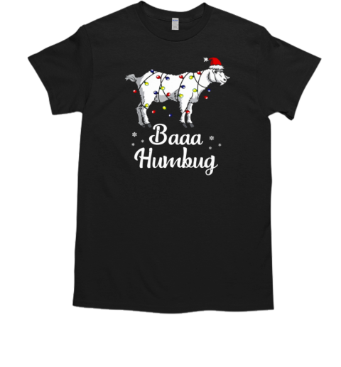 Goat Christmas Baa Humbug T-Shirt