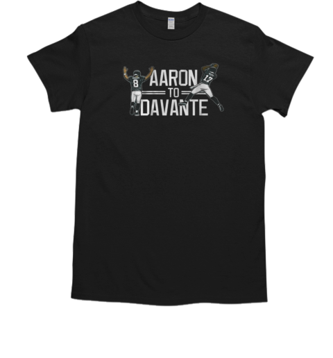 New York Aaron Rodgers to Davante Adams T-Shirt