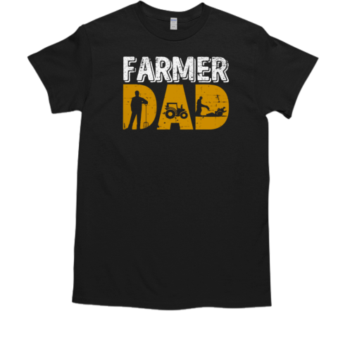 Farmer Dad Tractor T- Classic Men's T-shirt