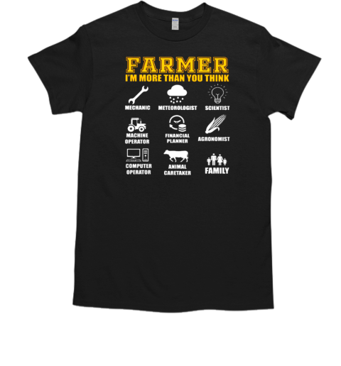 Farmer I'm More Than You Think T- Classic Men's T-shirt