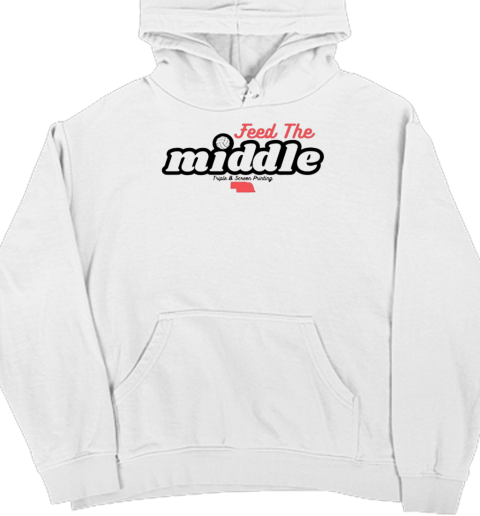 Feed the middle triple B screen printing T- Unisex Hoodie