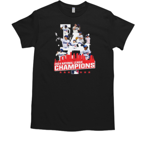 Los Angeles Dodgers 2024 National League Champions Best Team Portrait T-Shirt