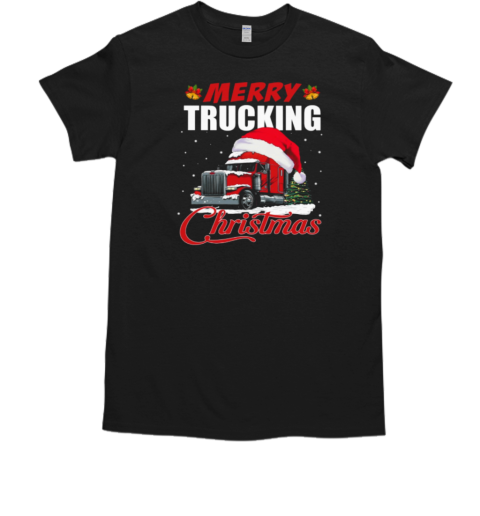 Merry Trucking Christmas T- Classic Men's T-shirt