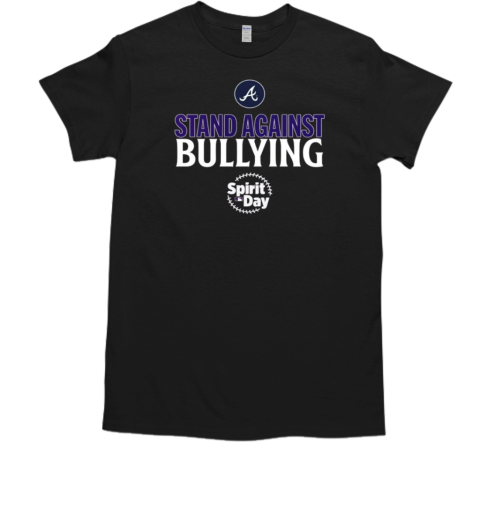 Stand Against Bullying Spirit Day Atlanta Braves Shirt T-Shirt