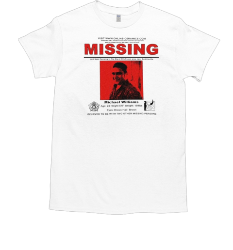 The Blair Witch Project Missing T-Shirt