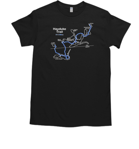 The Hayduke Trail Longdistance Trail in Arizona and Utah Retro T-Shirt