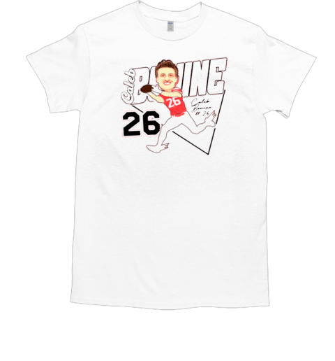 Caleb Bonine 26 Caricature Louisiana Ragin' Cajuns football Signature T-Shirt Caleb Bonine 26 Caricature Louisiana Ragin' Cajuns football Signature T-Shirt